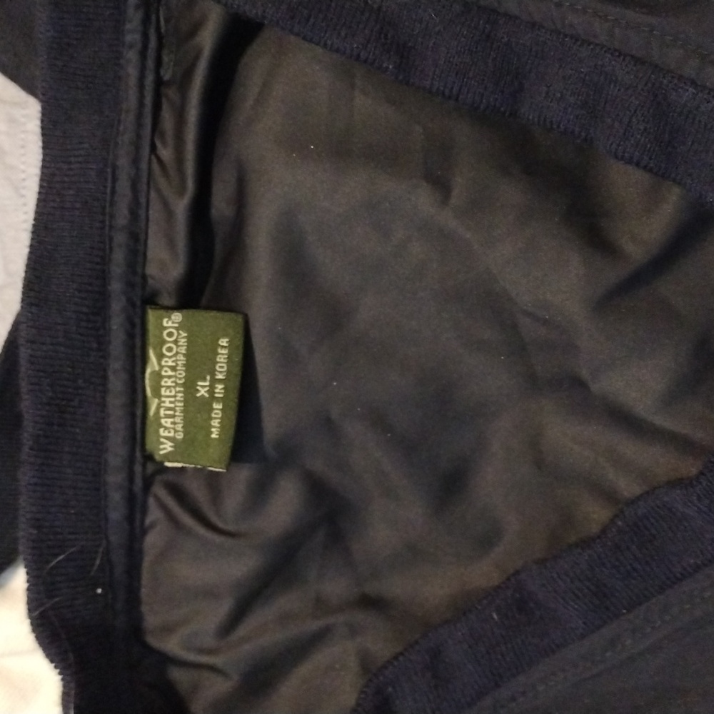 Weatherproof garment company XL NAVY BLUE PULLOVER